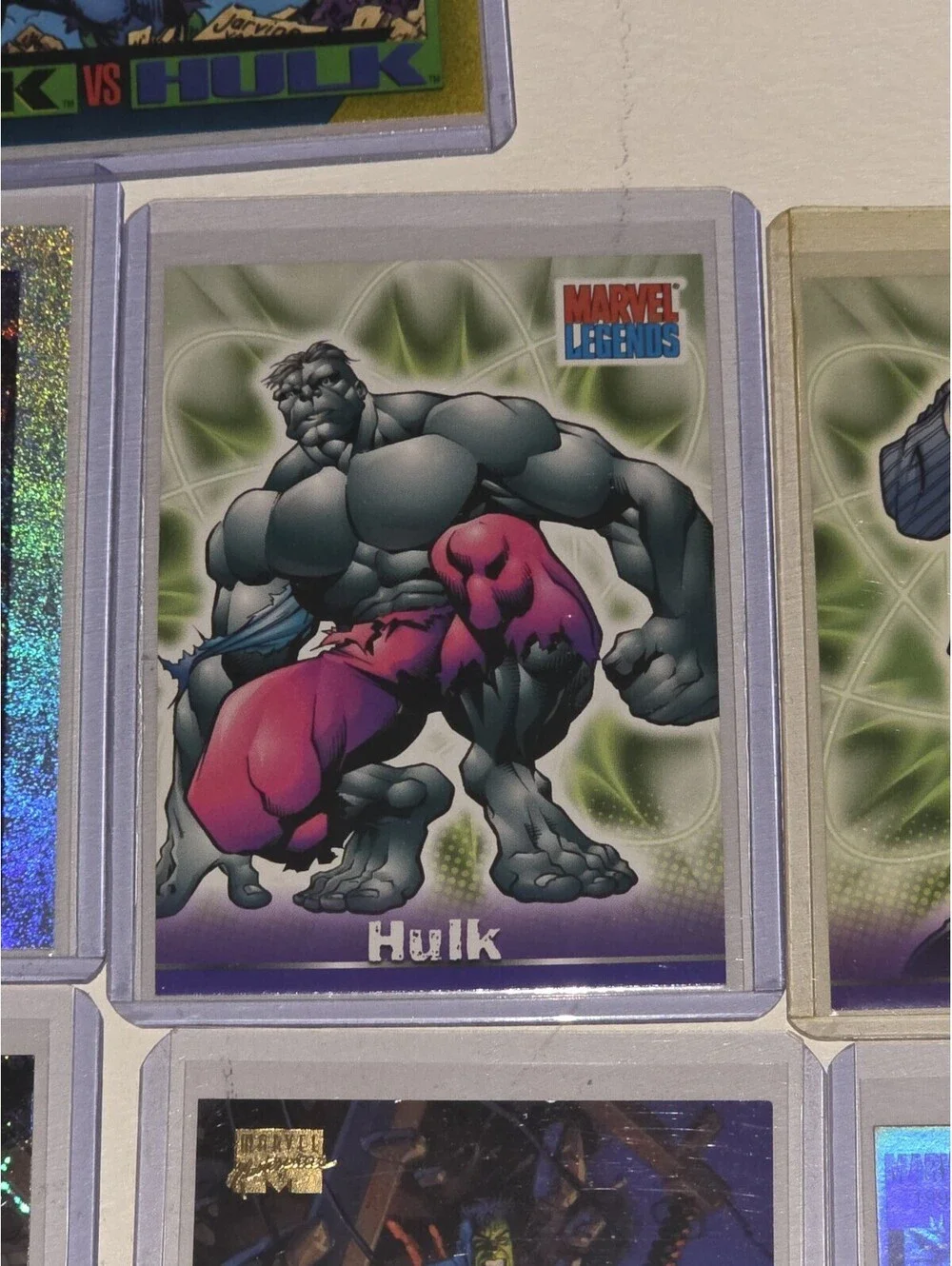 Incredible Hulk Marvel Comics Holo Mr Fix It Legends Masterpieces Card Lot